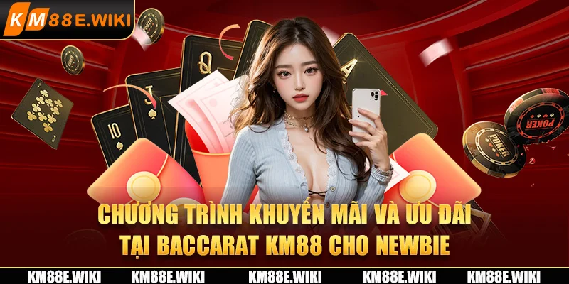 Chương trình khuyến mãi và ưu đãi tại baccarat KM88 cho Newbie